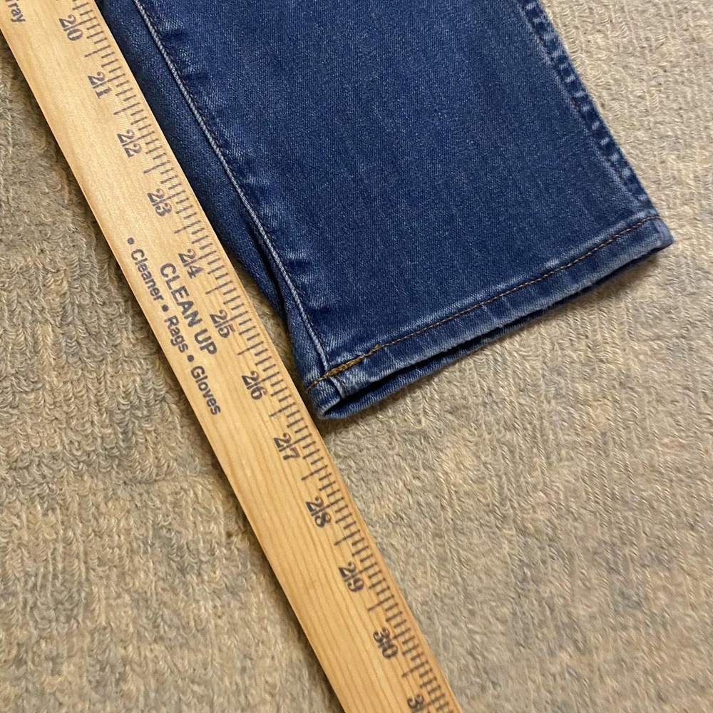 Madewell Mid-Rise Stovepipe Jeans Womens 26 Medium Wash Blue Slim Stretch Denim - Picture 6 of 14
